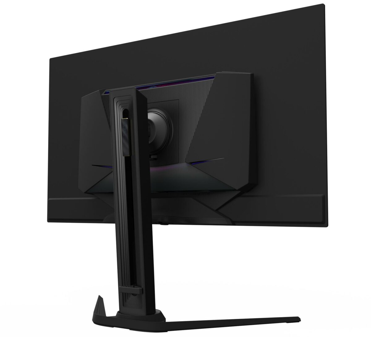 Gigabyte Aorus FO32U2P QD-OLED monitor rear.