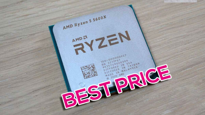 AMD Ryzen 5 5600X CPU falls to its best-ever price.