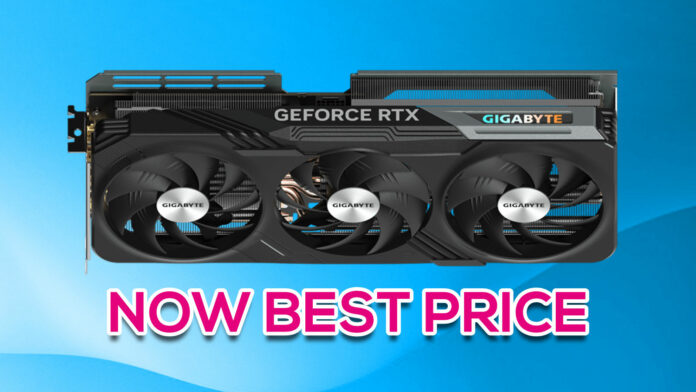 Gigabyte GeForce RTX 4070 Ti Gaming OC graphics card falls to its best price ever.