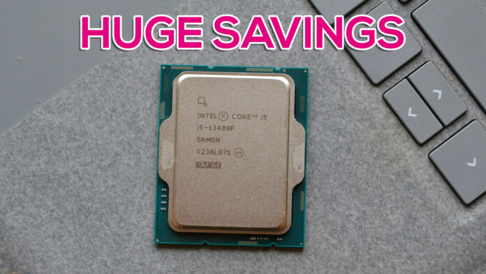 Intel Core i5-13400F and several other CPUs fall to their best price ever.