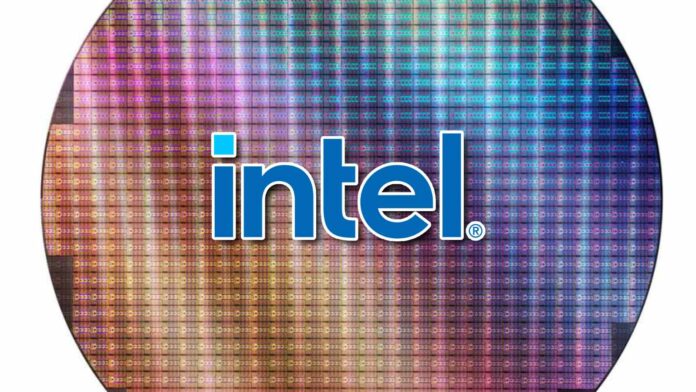 A rendered fabrication by Intel CPUs.