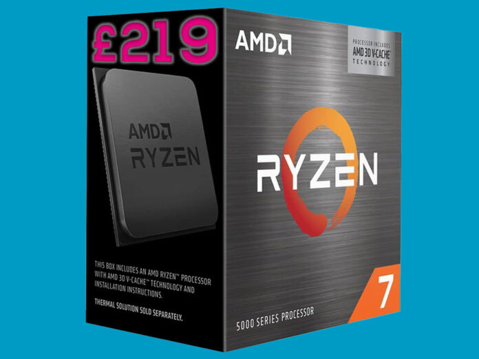 AMD Ryzen 7 5700X3D - £219.