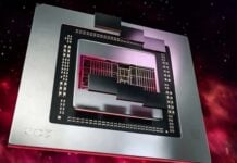 AMD RDNA 3 GPU 3D render.