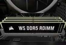 Corsair WS DDR5 RDIMM ECC memory.