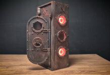 This custom laptop-turned-gaming PC gives BioShock vibes Custom Nautilus Laptop to Desktop PC Build by Design Something.