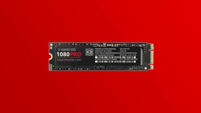 Fake Samsung 1080 NVMe SSD