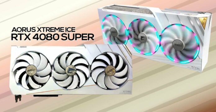 Gigabyte GeForce RTX 4080 Super Aorus Xtreme Ice Special Edition GPU
