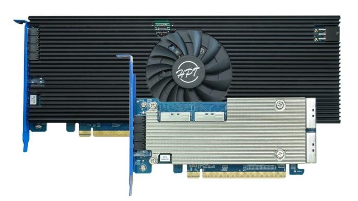 HighPoint NVMe link - Image: HighPoint