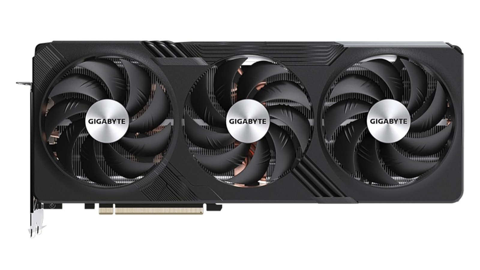 Gigabyte Radeon RX 7900 XTX graphics card product photo against a white background.