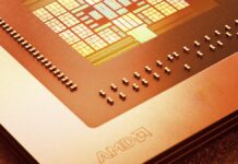 This image shows an AMD chip.