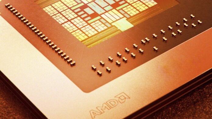 This image shows an AMD chip.