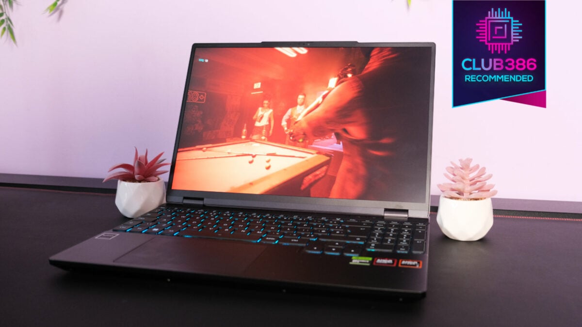 PCSpecialist Ionico AMD gaming laptop earns Club386's Recommended award.