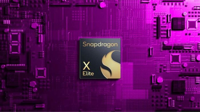 Qualcomm Snapdragon X Elite chipset render.