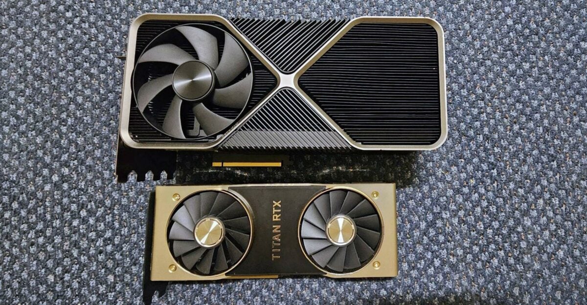 A quad-slot prototype cooler for a 900W Ada GPU.