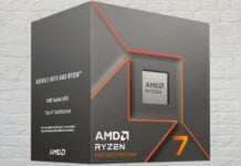 AMD Ryzen 7 8700F CPU box.