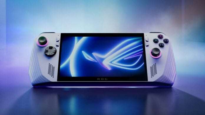 Asus ROG Ally gaming handheld.