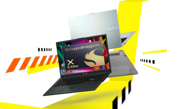Asus laptop powered by Snapdragon X Elite.