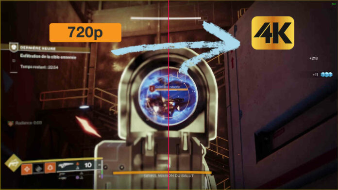 Destiny 2 upscaling.