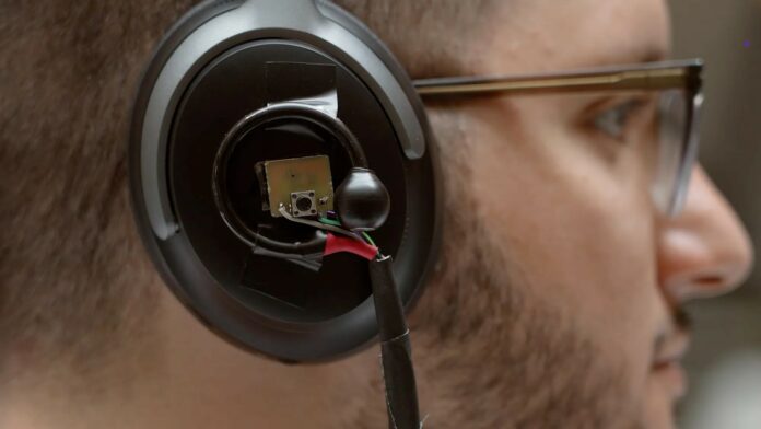 AI Headphones prototype.