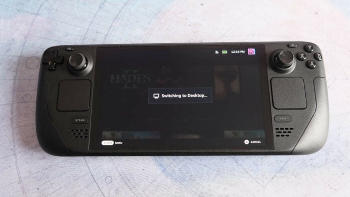 How to enter Steam Deck desktop mode.
