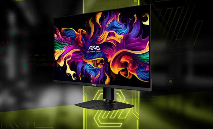 MSI MAG 321UPX QD-OLED.