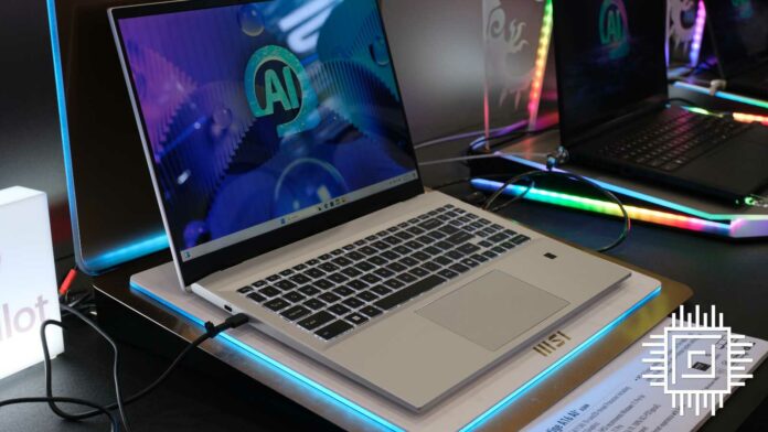 MSI Prestige A16 Air laptop.