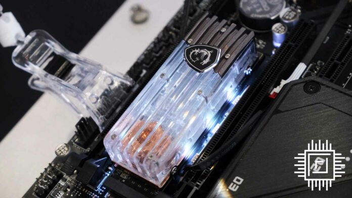 MSI Spatium Vapor Chamber SSD cooler.
