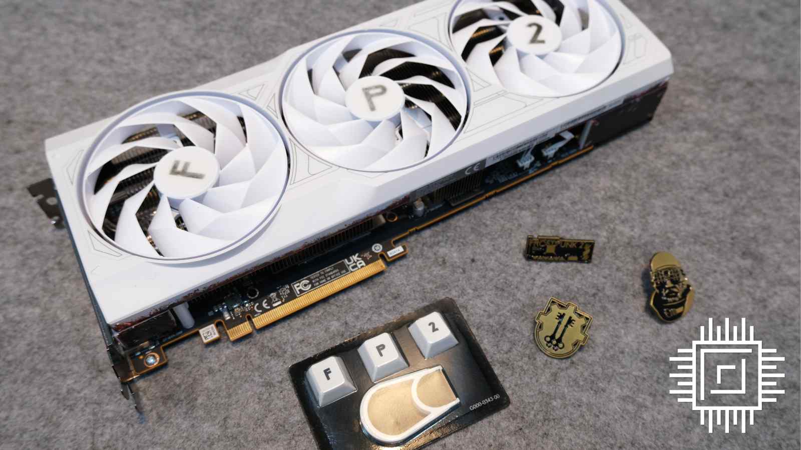 Seeing Sapphire's Frostpunk RX 7700 XT in person gives me