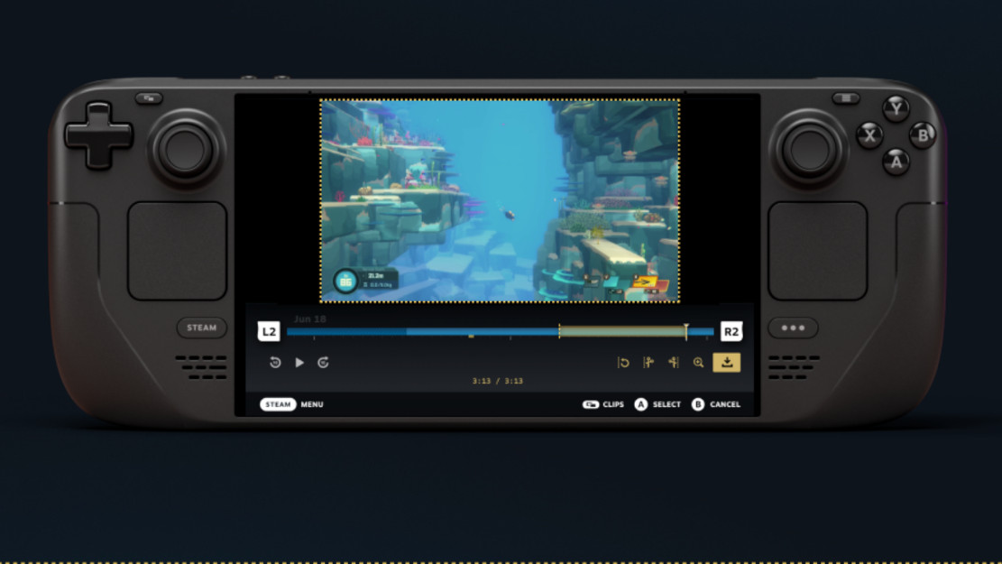 Steam gets built-in game recorder that works on Steam Deck too 