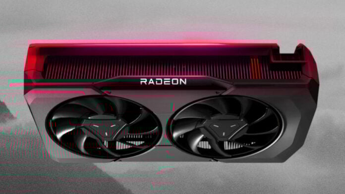 AMD Radeon RX 7600 XT graphics card.