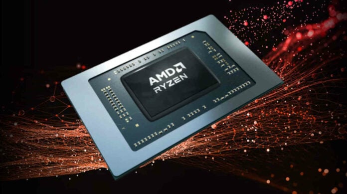 AMD Ryzen mobile CPU.