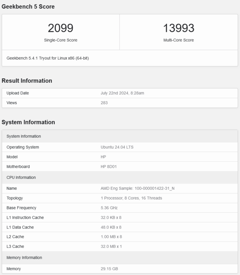 AMD Strix Halo APU benchmark shows a neat 5.36GHz clock | Club386