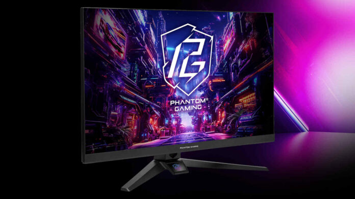 ASRock PG27FFT1A gaming monitor.