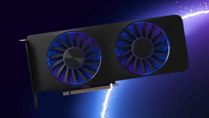Intel Arc desktop GPU.