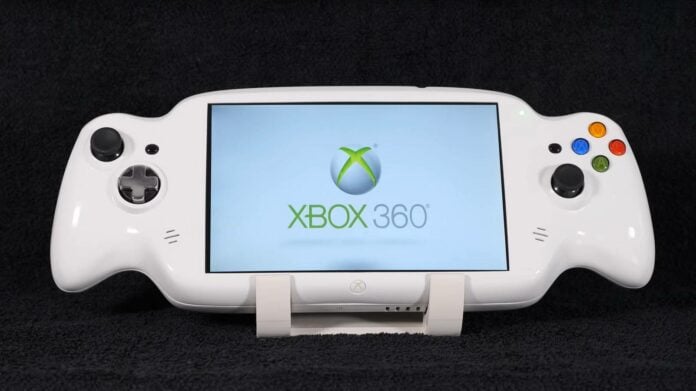 Portable Xbox 360 console.
