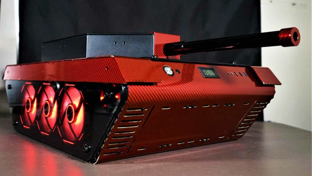 Mod Engine Pc This gaming PC mod is literally built like a tank | Club386