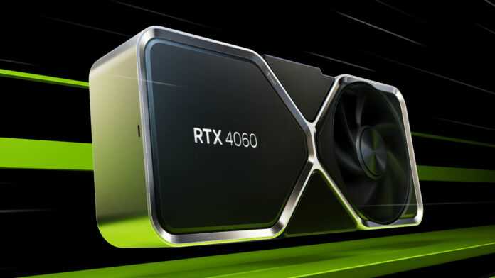 Nvidia GeForce RTX 4060 Founders Edition mock up