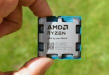 Here’s what happens when you run an AMD Ryzen 9 9950X at 65W A picture of the AMD Ryzen 9 9950X CPU with a grass background.