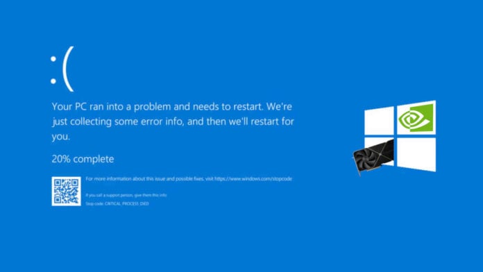 Windows BSOD.