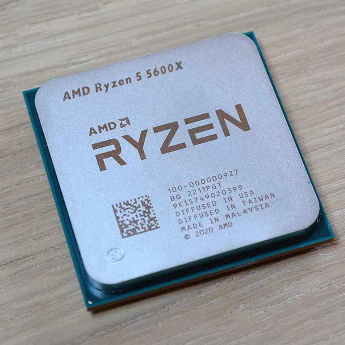 Mock-up of AMD Ryzen 5 5600X.