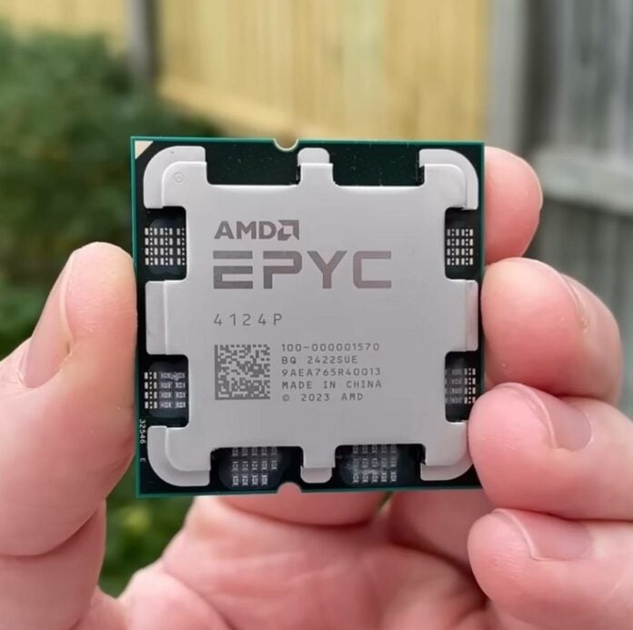 AMD Epyc 4124P.