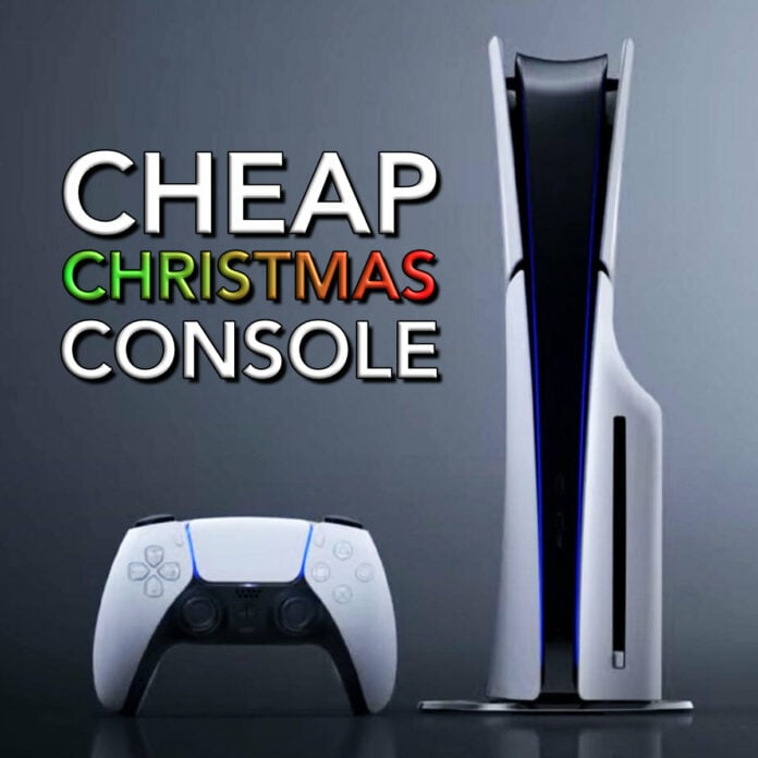 PS5 is currently a cheap Christmas console.