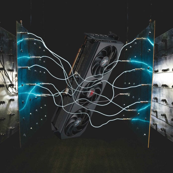 AMD Radeon RX 9070 XT graphics card.