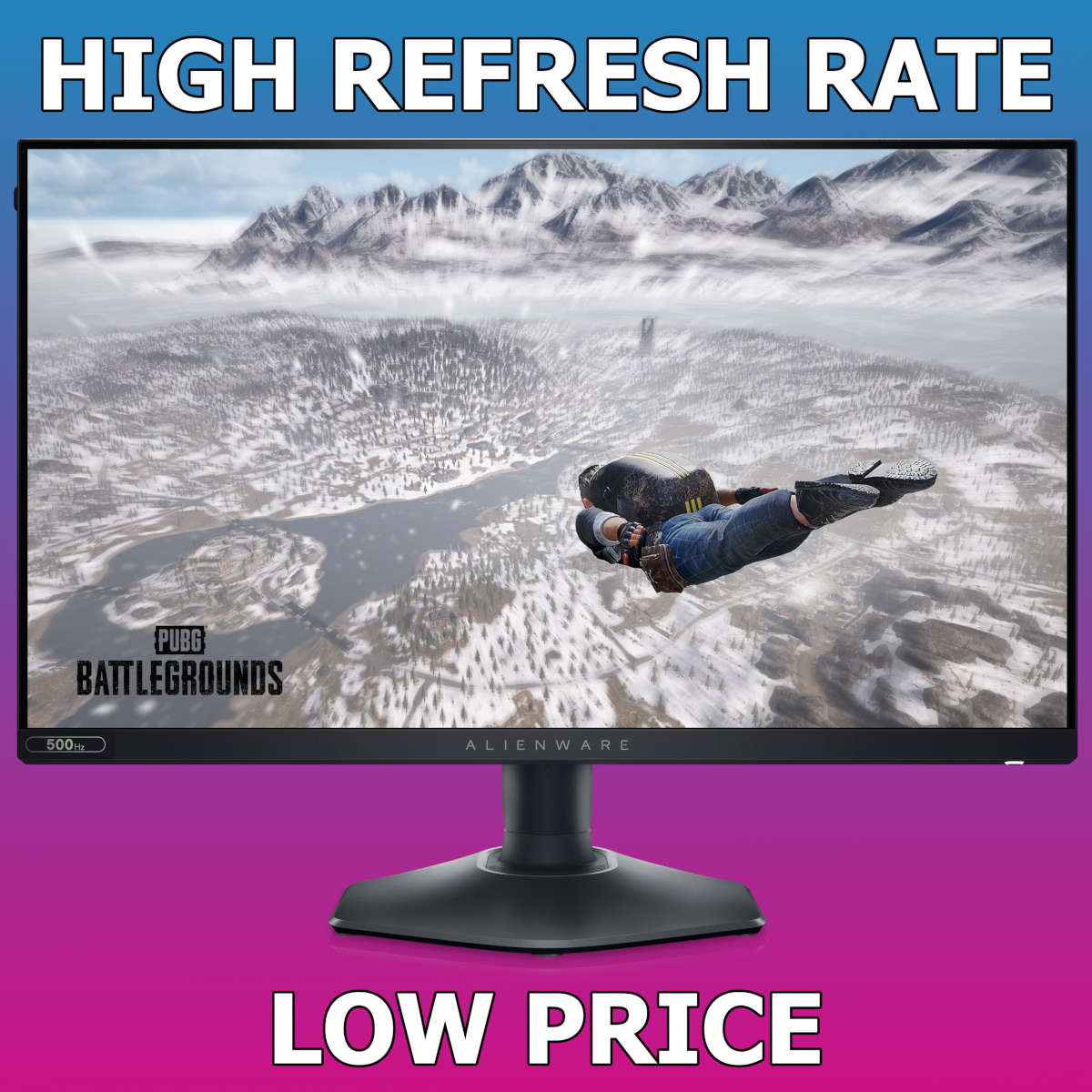 Feast your eyes on the butter-smooth 500Hz Alienware AW2524HF