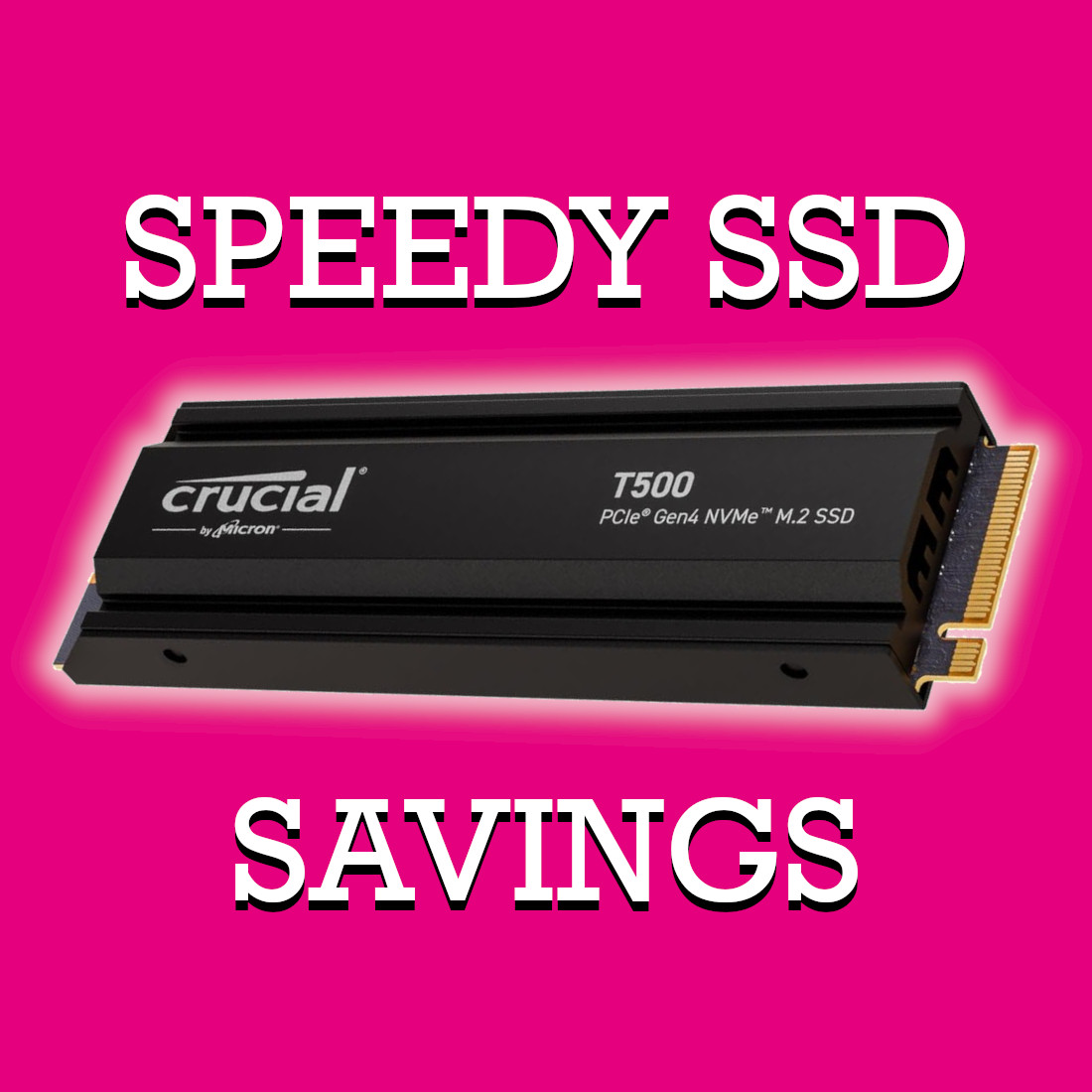 Grab a speedy Crucial T500 SSD for almost half-price via Amazon's