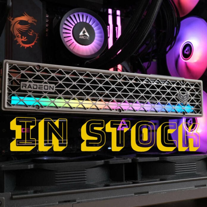Sapphire Nitro+ Radeon RX 9070 XT graphics card in a PC, with the words 