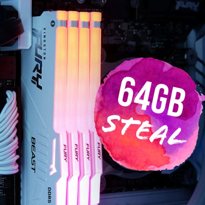 Kingston Fury Beast DDR5-6000 memory with 