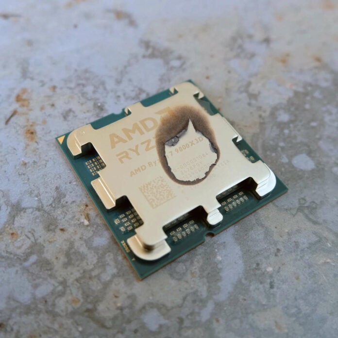 AMD Ryzen 7 9800X3D CPU.