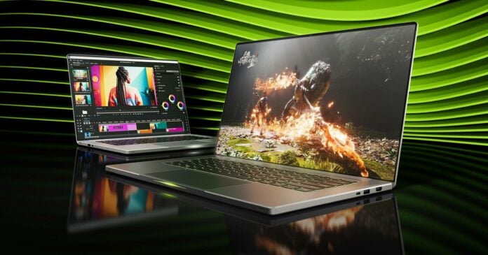 Nvidia GeForce RTX 50 Series laptops.
