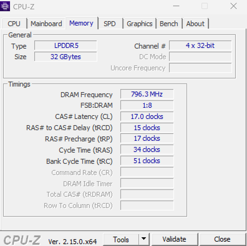 GPD Win Max 2 CPU-Z 3.